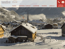 Tablet Screenshot of aktivhotel-kanisfluh.at